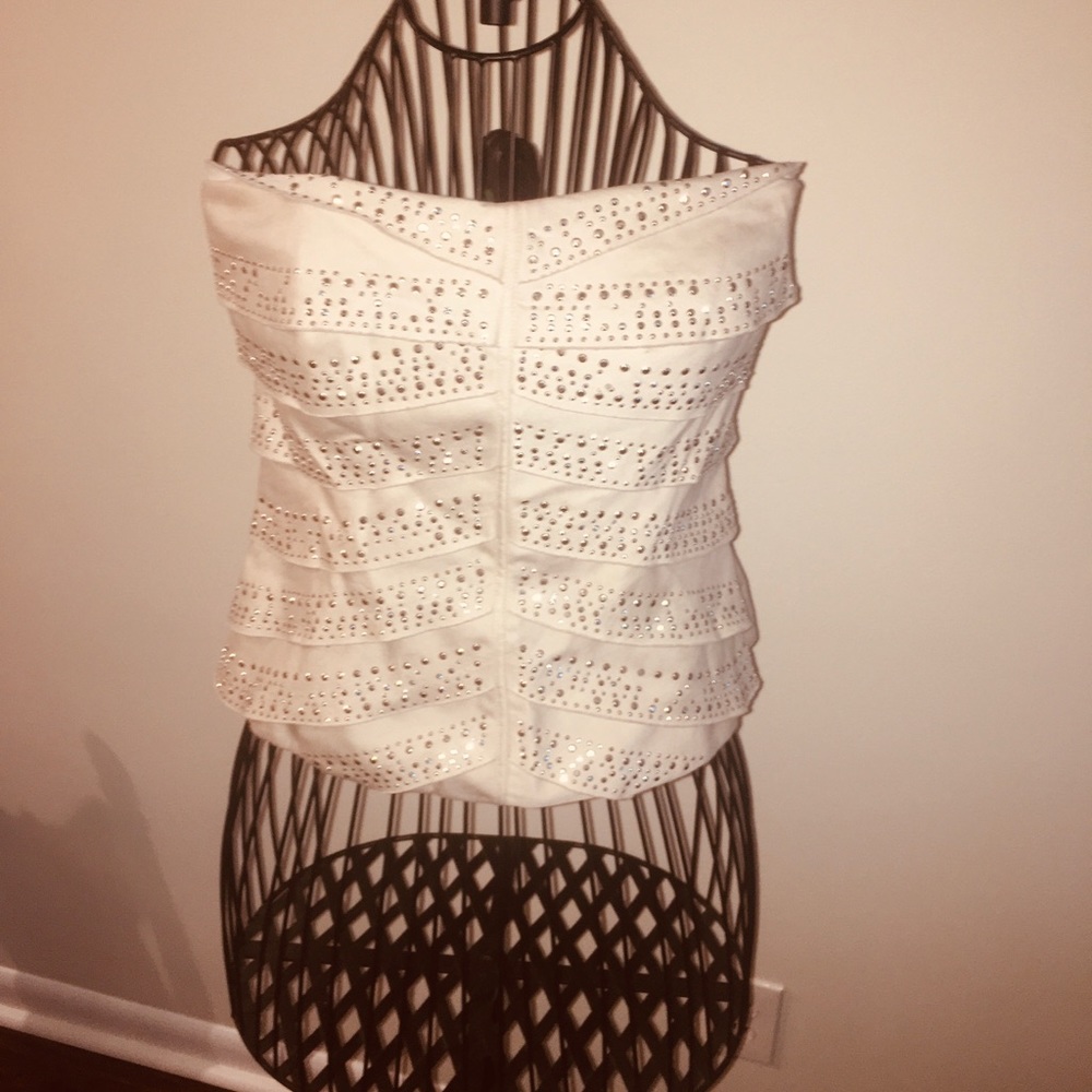 Cream Dazzled Corset